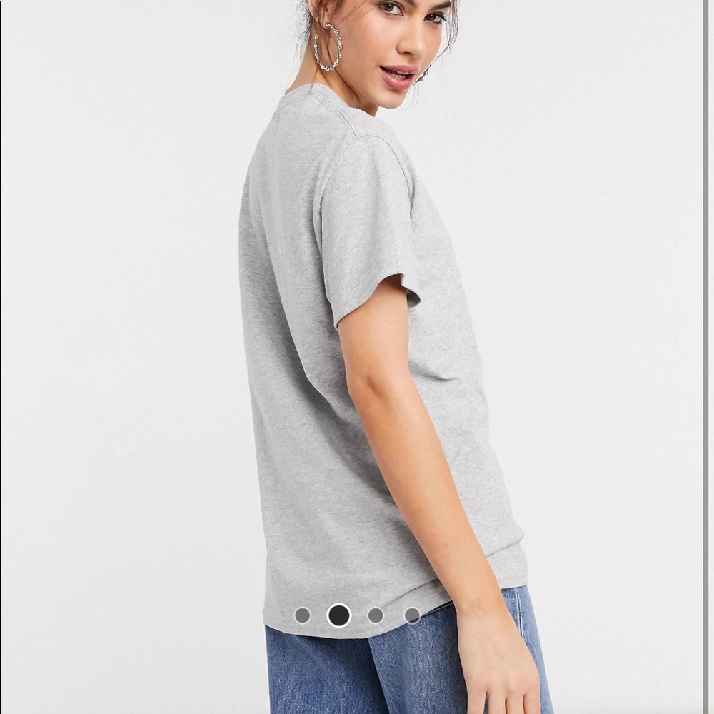 New Love Club Embroidered Racoon Oversized Tee - Picture 3 of 4
